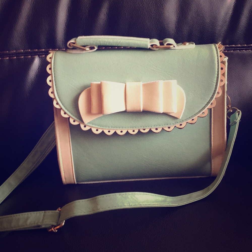 Vegan leather handbag